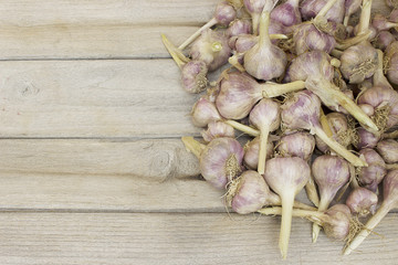 onions on wood