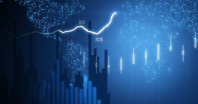 Positive Financial chart In 