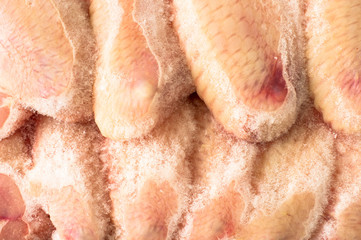 Frozen chicken wings