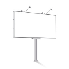 billboard on white