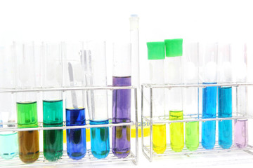 colorful test tube, Chemical, Science, Laboratory,