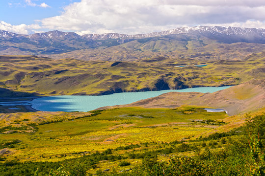Alpine Lake in the Patagonian Highlands © wildnerdpix