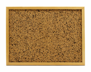 Fototapeta premium Isolated blank corkboard