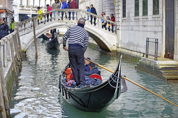 Fototapeta na wymiar Venezia - gondola