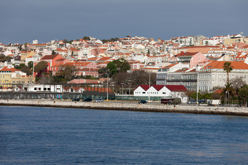 City of Lisbon Skyline in Portugal