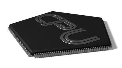 pentagon shape cpu illustration