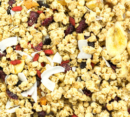 Whole picture of muesli