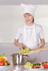 Portrait of teenage boy