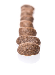 Crunchy chocolate breakfast cereal
