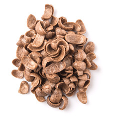 Crunchy chocolate breakfast cereal