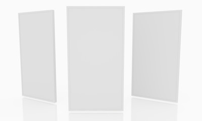 blank white board