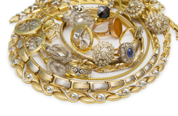 Large collection of gold jewellery