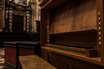 Fototapeta na wymiar Church Organ