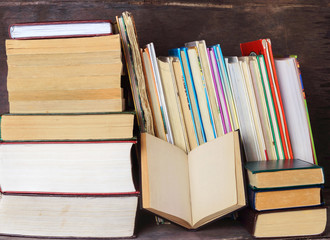 stack of books