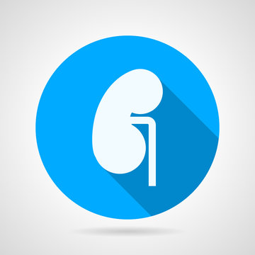 Round Vector Icon For Nephrology