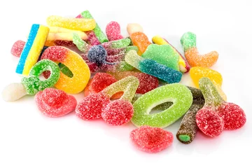 Deken met patroon Snoepjes Gummy snoepjes