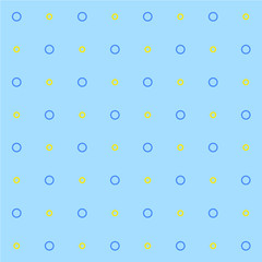 Seamless patterns circles on a blue background