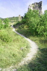 chemin - château