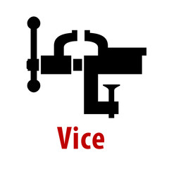 Vice tool icon with text