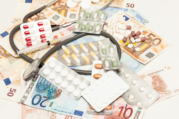 sant&eacute; argent monnaie euro