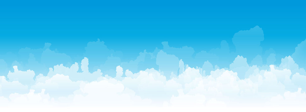vector image of clouds