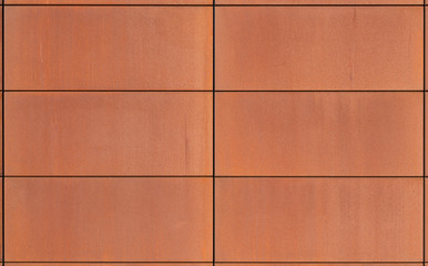 rusty metal siding