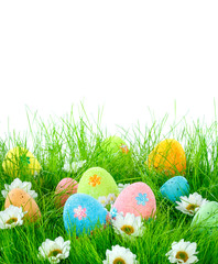 Decorated easter eggs