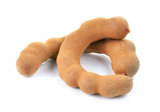 Tamarind isolated on white background