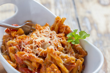 Pasta in a bowl