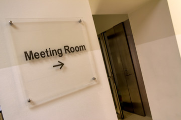 Schild Meeting-Room