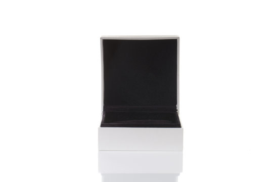 Beautiful present box on white backgound