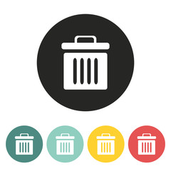Dustbin icon.