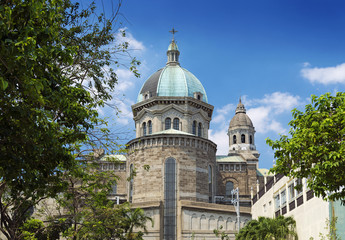 Fototapeta na wymiar manila cathedral in phillipines