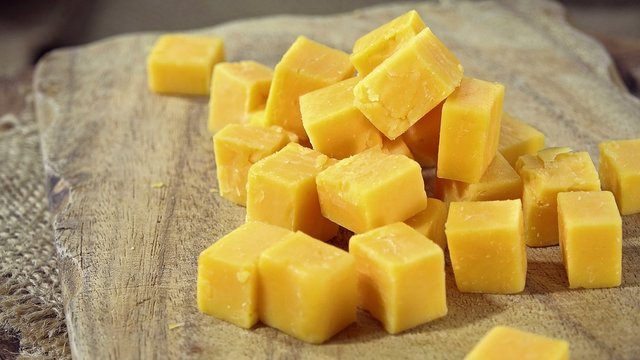 Fresh Cheddar (not loopable) as 4K UHD footage