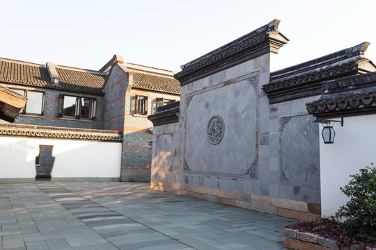 traditional chinese vintage residence exterior