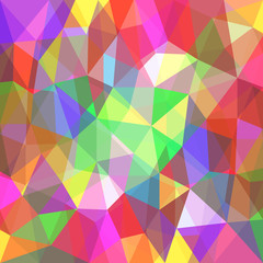 Background of colored polygons