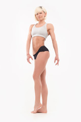 Fototapeta premium Full body shot of female athletic forms