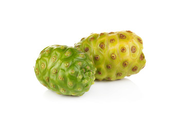 Fototapeta premium Exotic Fruit Noni on white background