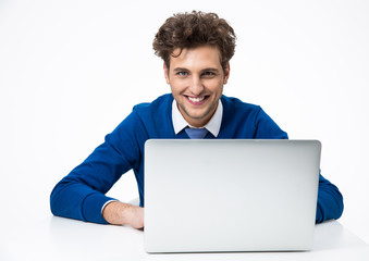 Handsome young man isolated