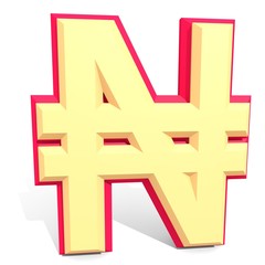 Obraz premium naira sign