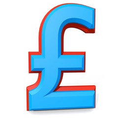 Obraz premium pound sterling sign