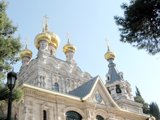Obraz premium Jerusalem the Saint Mary Magdalene Church 2008