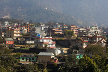 Obraz premium small city in Asia