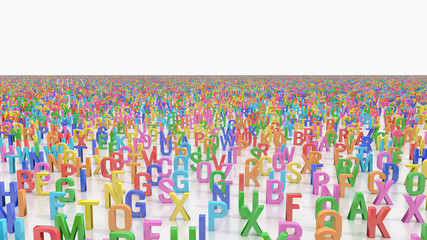 Endless alphabet letters