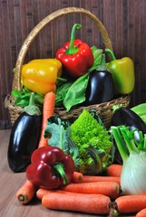 Cesto di ortaggi
