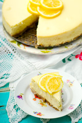 Lemon cheesecake