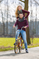 Fototapeta premium Radfahren_