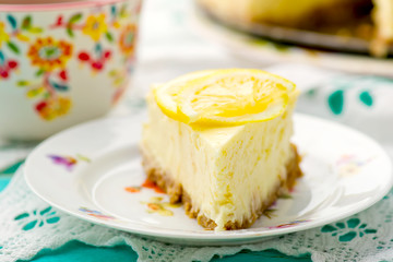 Lemon cheesecake