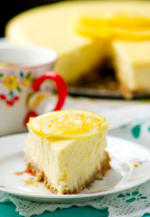 Lemon cheesecake
