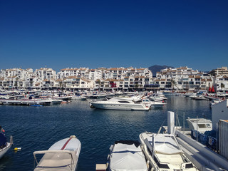 Puerto Banus in Marbella, Spain
